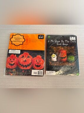 Jack O’ Lantern & Ghost Halloween Outdoor Yard Leaf Bags
